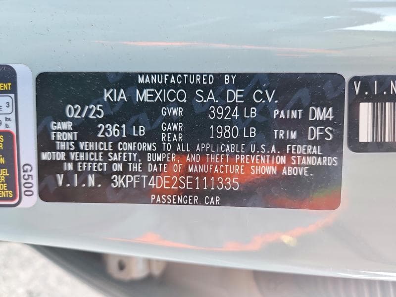 2025 KIA K4 LXS 12