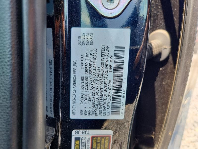 2019 ACURA RDX 12