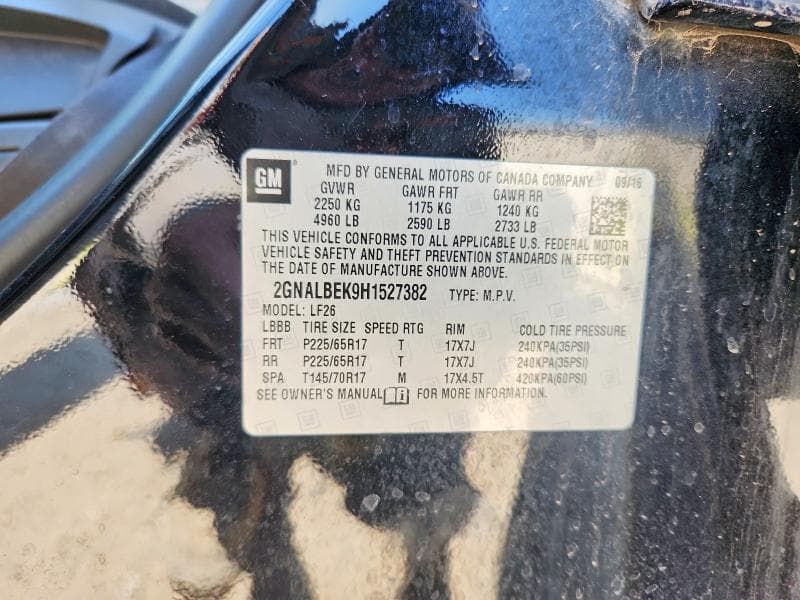 2017 CHEVROLET EQUINOX LS 13