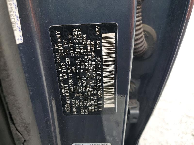 2020 HYUNDAI TUCSON SE 14