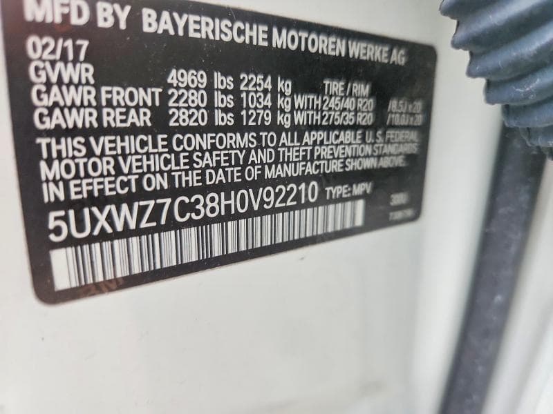 2017 BMW X3 SDRIVE28I 13