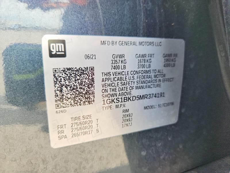 2021 GMC YUKON SLT 14