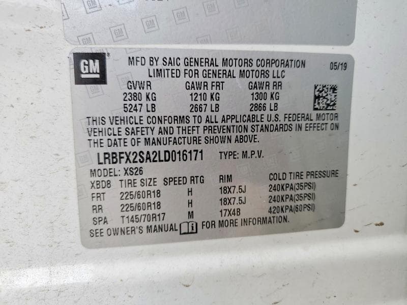 2020 BUICK ENVISION ESSENCE 13