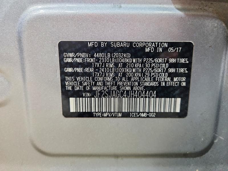 2018 SUBARU FORESTER 2.5I PREMIUM 13