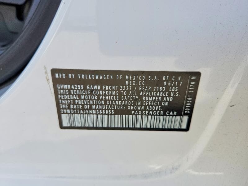 2017 VOLKSWAGEN JETTA SPORT 12