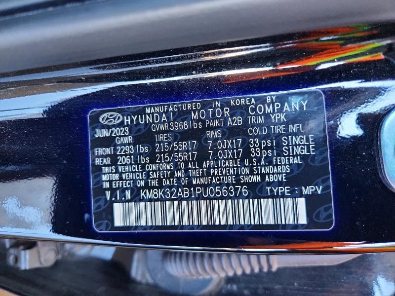 2023 HYUNDAI KONA SEL 12