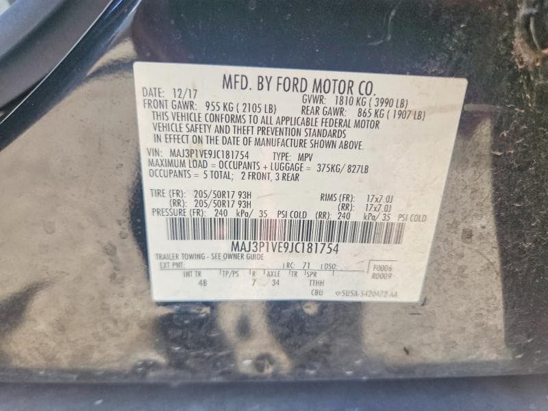 2018 FORD ECOSPORT TITANIUM 13