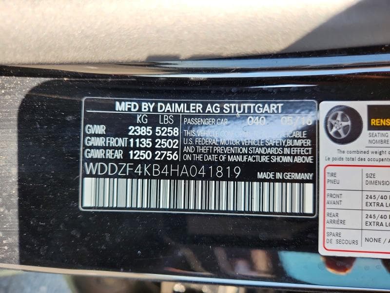 2017 MERCEDES-BENZ E 300 4MATIC 12