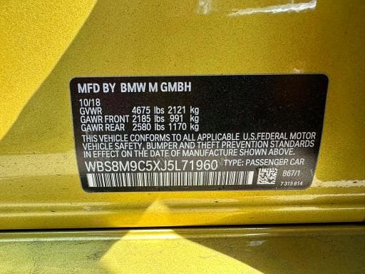 2018 BMW M3 10