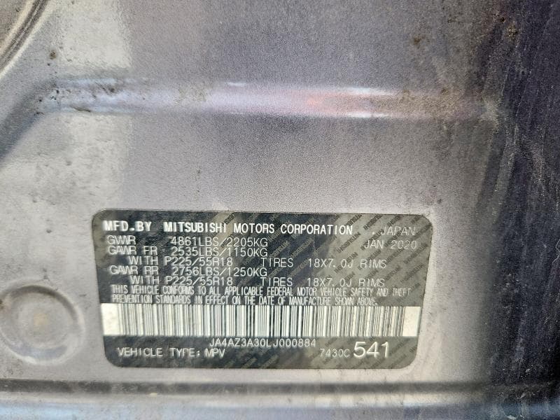 2020 MITSUBISHI OUTLANDER SE 13