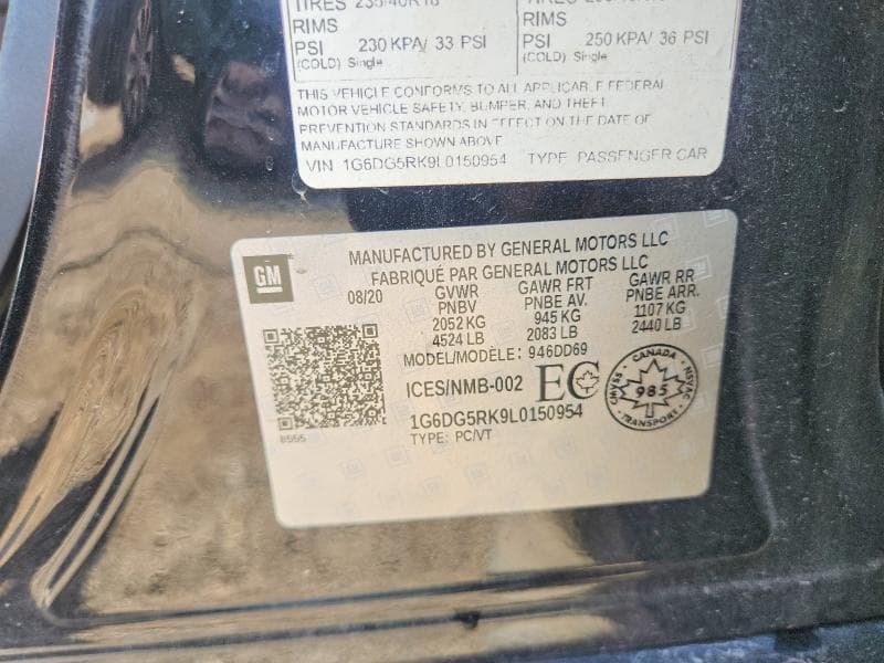 2020 CADILLAC CT4 SPORT 12