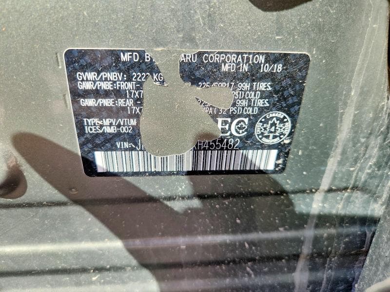 2019 SUBARU FORESTER PREMIUM 13