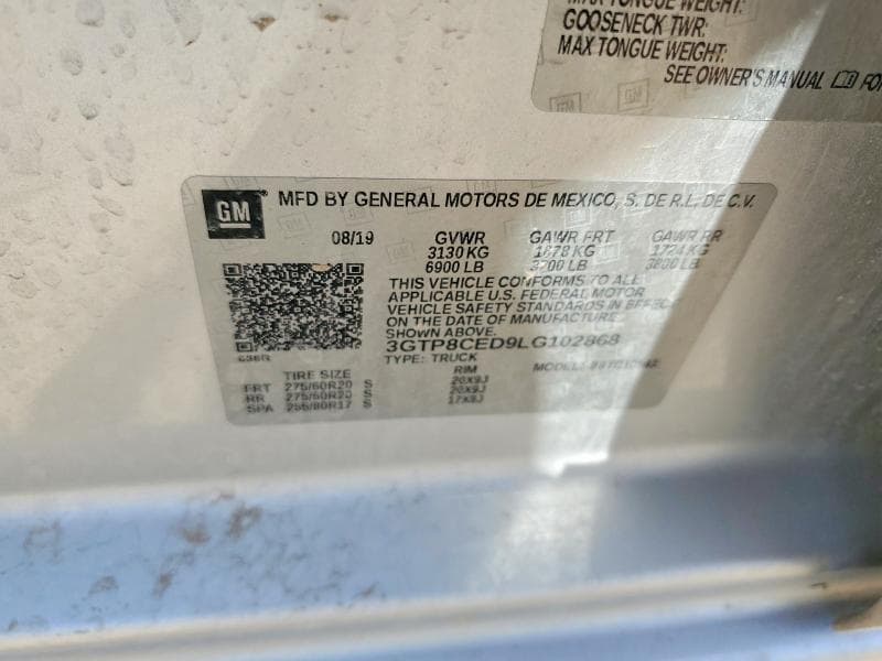2020 GMC SIERRA C1500 ELEVATION 12