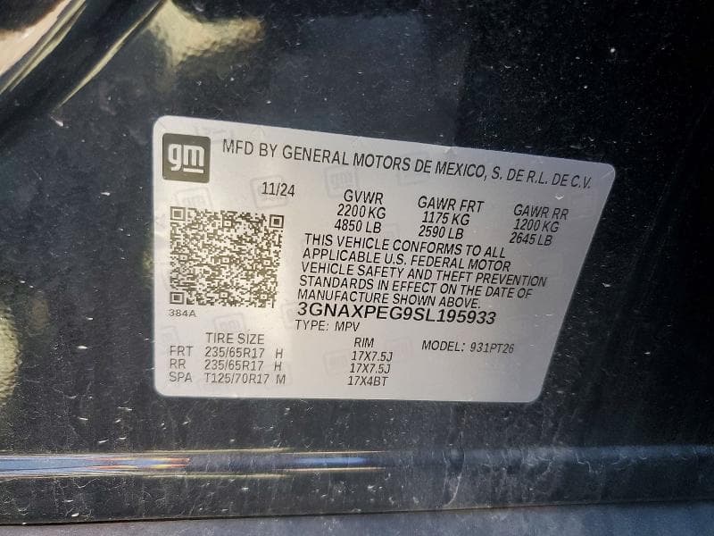 2025 CHEVROLET EQUINOX LT 13