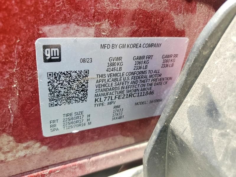 2024 CHEVROLET TRAX LS 14