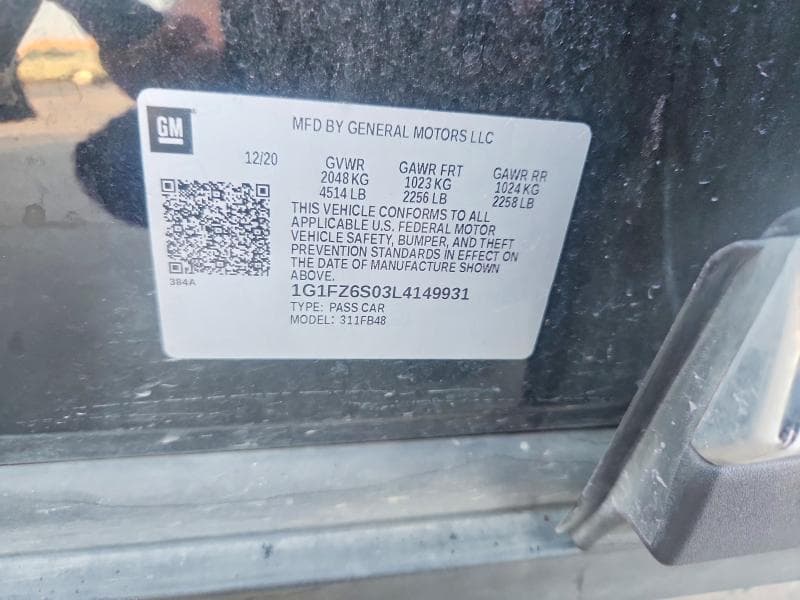 2020 CHEVROLET BOLT EV PREMIER 13