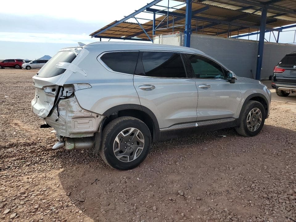 2022 HYUNDAI SANTA FE BLUE 3