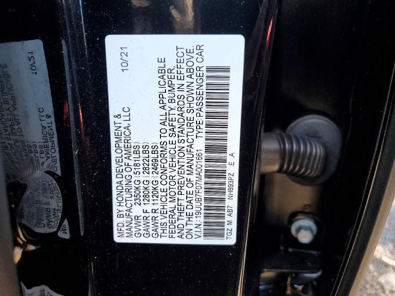 2021 ACURA TLX TYPE S 13
