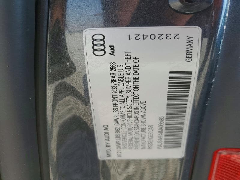 2021 AUDI S4 PREMIUM PLUS 12