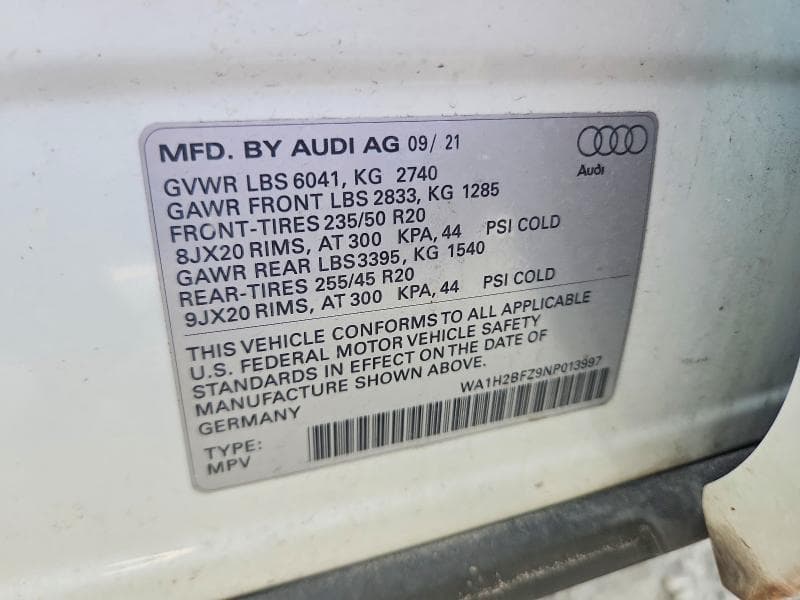 2022 AUDI Q4 E-TRON PREMIUM PLUS 13