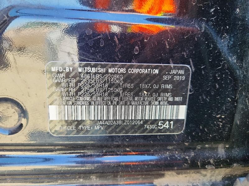 2020 MITSUBISHI OUTLANDER ES 13