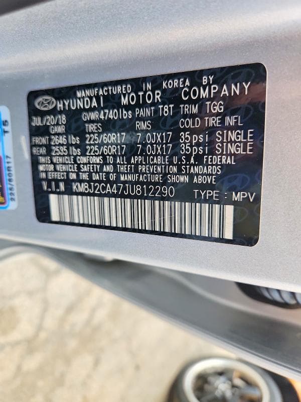 2018 HYUNDAI TUCSON SE 12