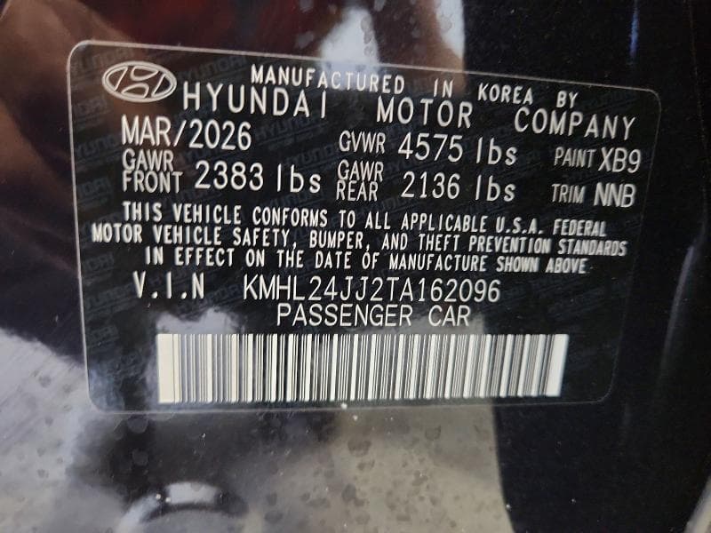 2026 HYUNDAI SONATA HYBRID BLUE 13