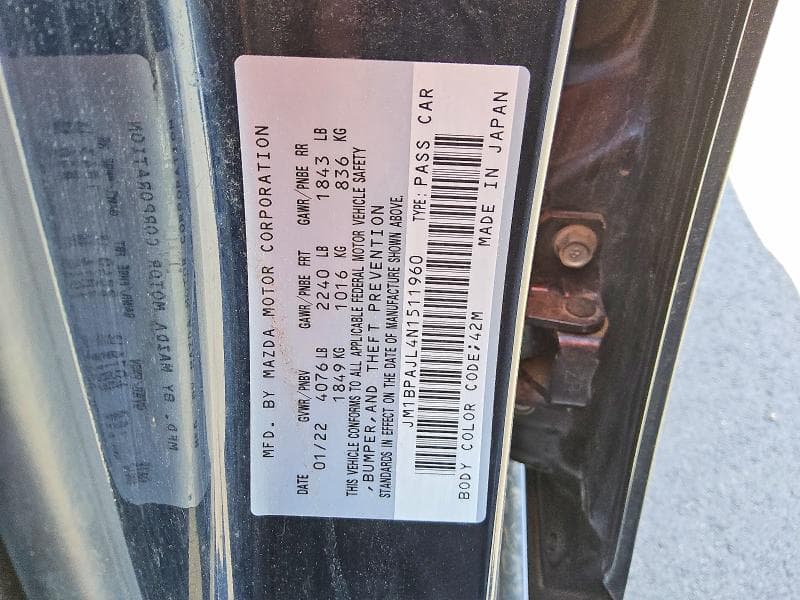 2022 MAZDA 3 12