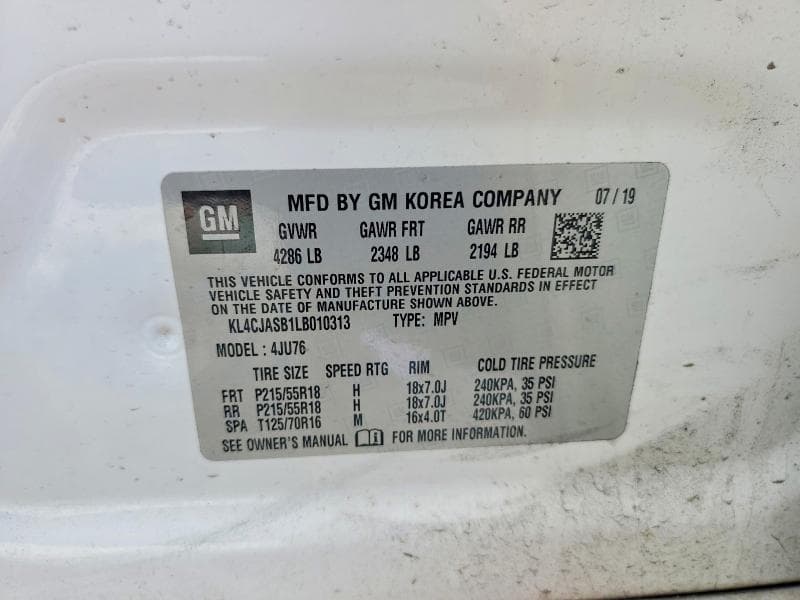 2020 BUICK ENCORE PREFERRED 13