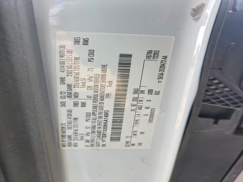 2022 FORD TRANSIT T-250 14