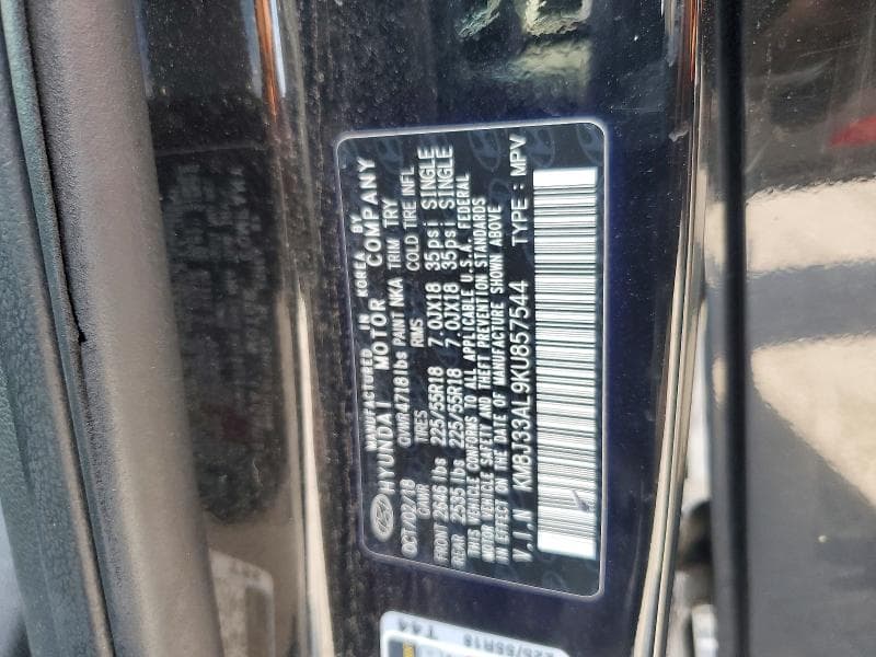 2019 HYUNDAI TUCSON LIMITED 13