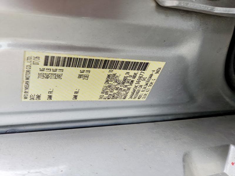 2017 NISSAN MAXIMA 3.5 SR 12