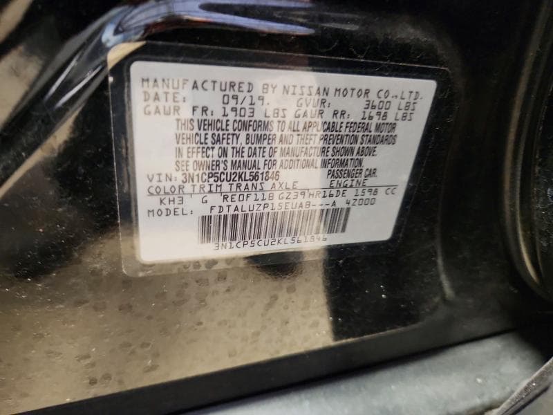 2019 NISSAN KICKS SR 13