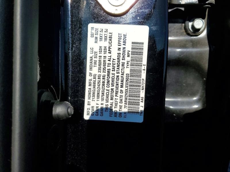 2018 HONDA CR-V EX 13
