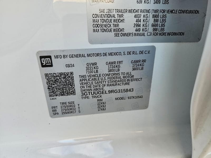 2024 GMC SIERRA K1500 DENALI 12