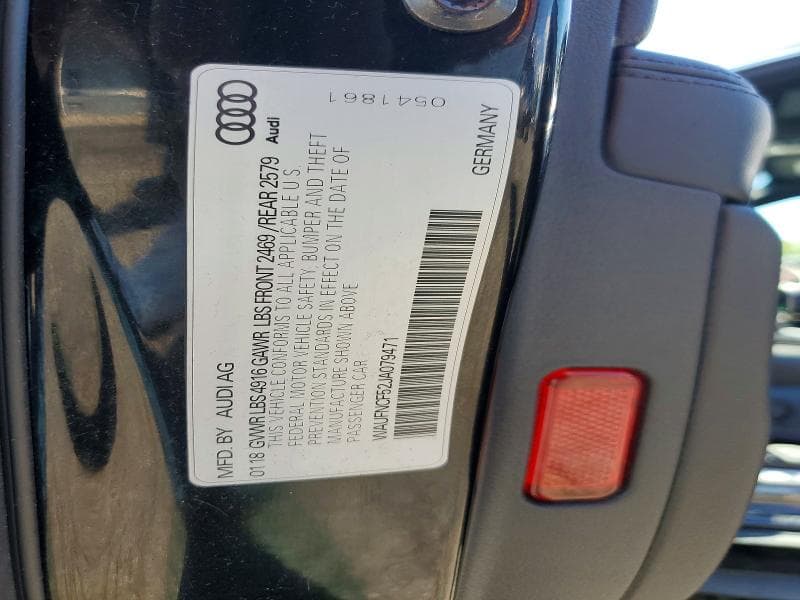 2018 AUDI A5 PRESTIGE S-LINE 12