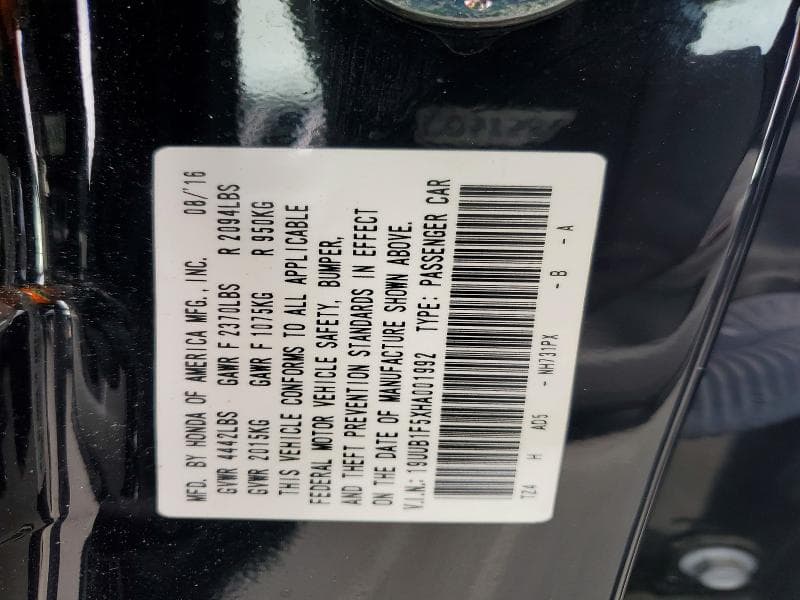 2017 ACURA TLX TECH 12