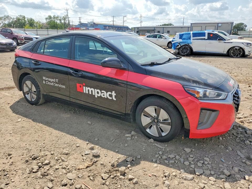 2021 HYUNDAI IONIQ BLUE 4