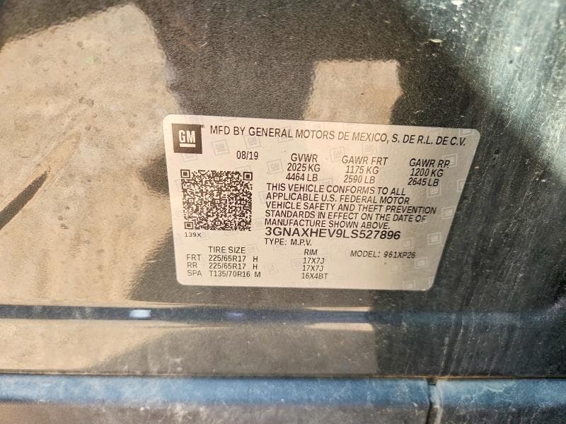2020 CHEVROLET EQUINOX LS 13