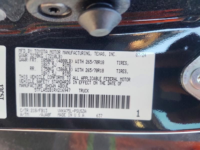 2024 TOYOTA TUNDRA SR5 12