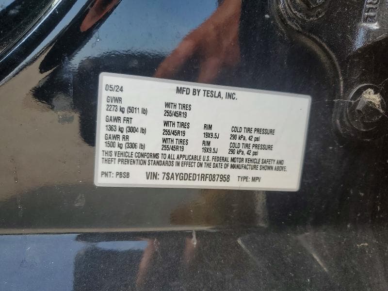 2024 TESLA MODEL Y 12