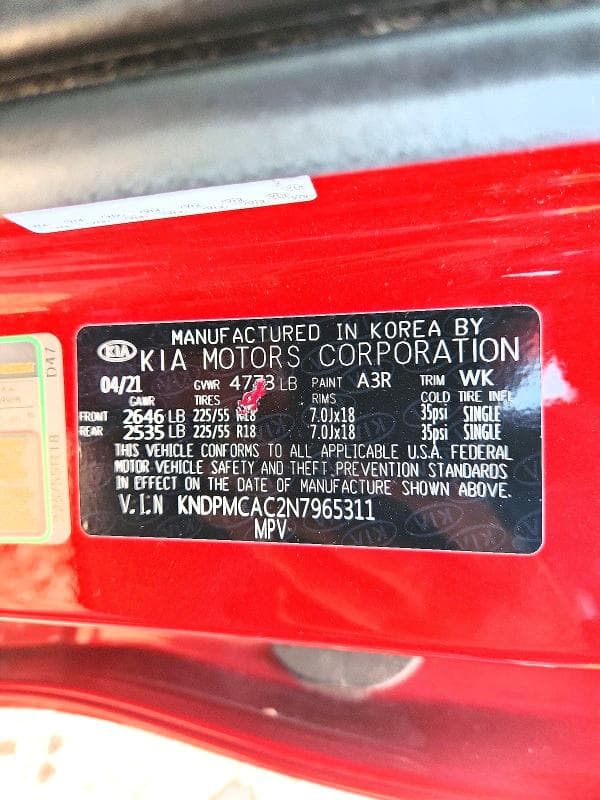 2022 KIA SPORTAGE LX 14