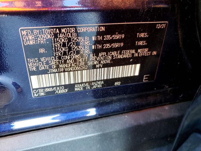 2022 TOYOTA RAV4 XLE PREMIUM 13