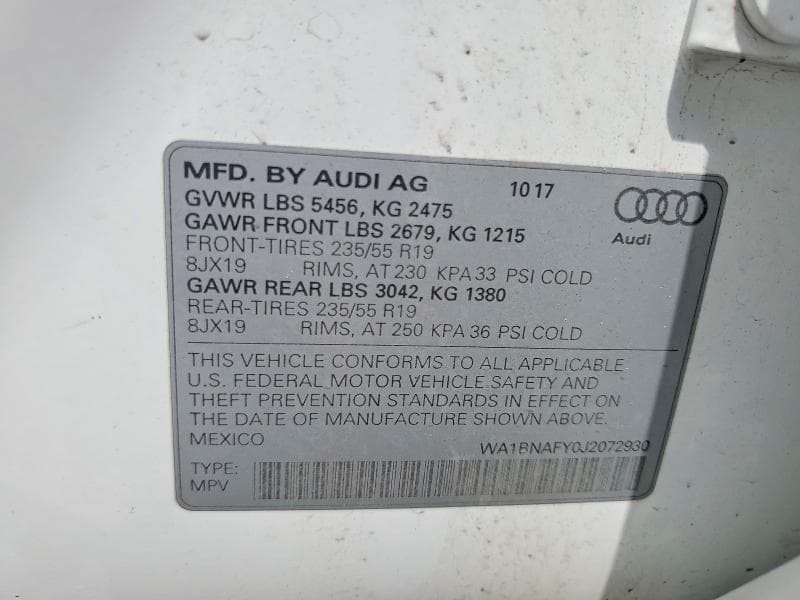 2018 AUDI Q5 PREMIUM PLUS 13