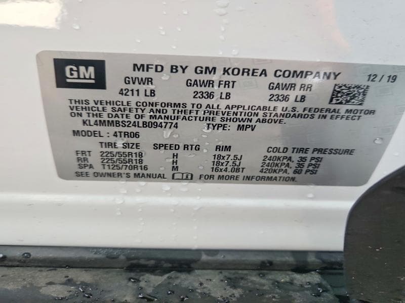 2020 BUICK ENCORE GX PREFERRED 13