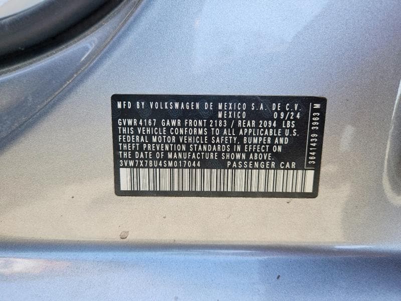 2025 VOLKSWAGEN JETTA SE 12