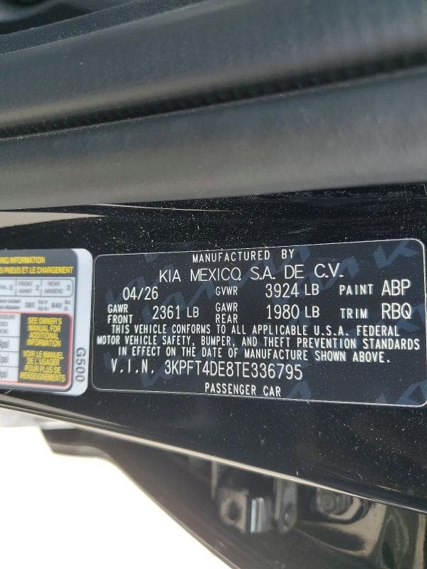 2026 KIA K4 LXS 12