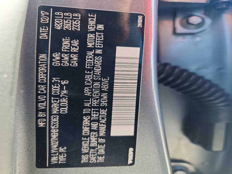 2017 VOLVO S60 PLATINUM 12