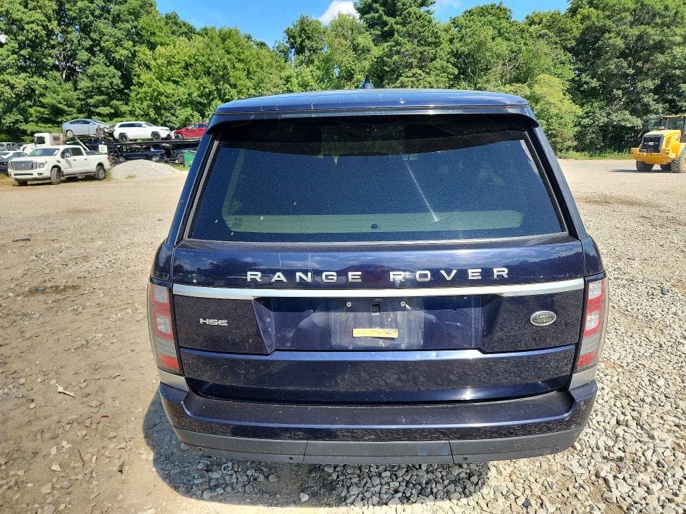 2017 LAND ROVER RANGE ROVER HSE 6
