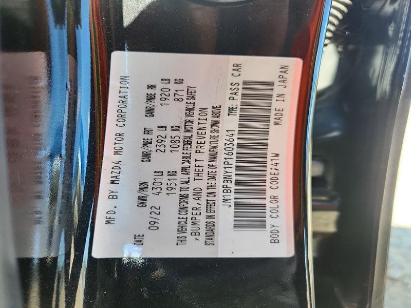 2023 MAZDA 3 PREMIUM PLUS 13